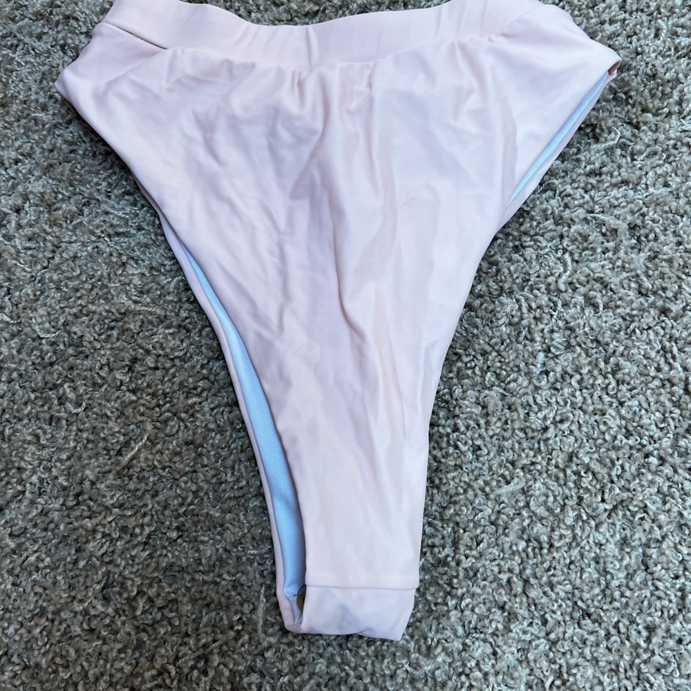 Aurelle bikini bottom blush pink BRAND NEW NEVER WORN.